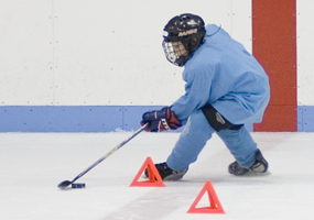 Stickhandling participant